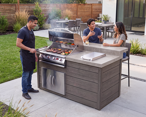 BBQ ISLANDS & FIRE FEATURES