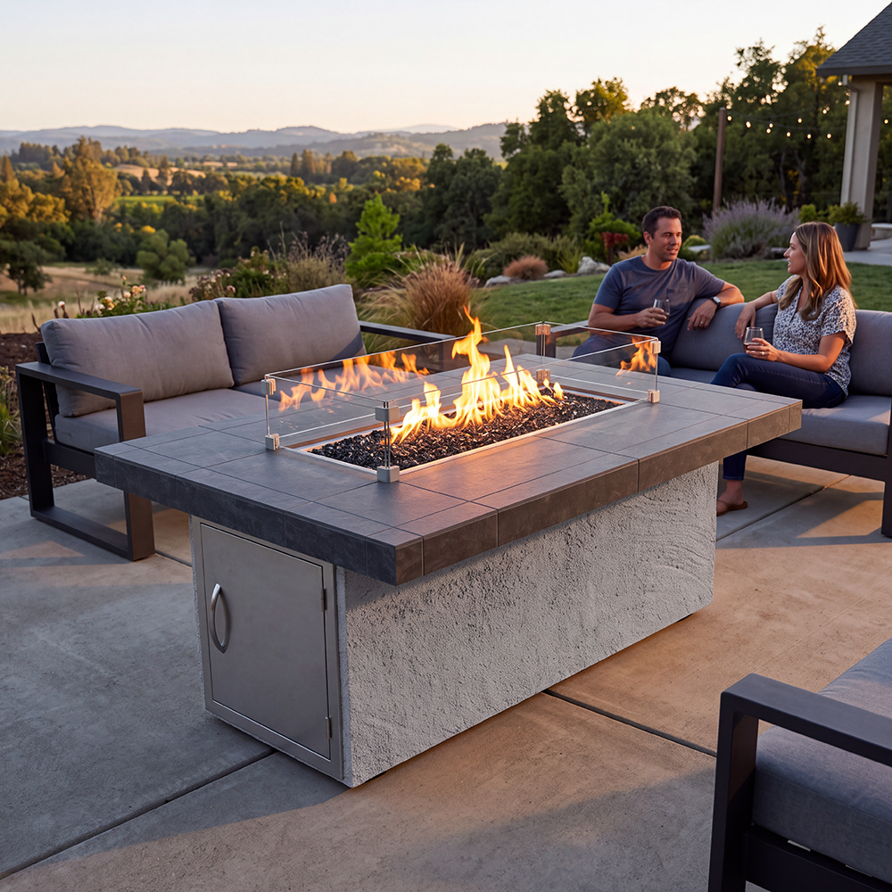 Phoenix – Modern Outdoor Gas Fire Pit