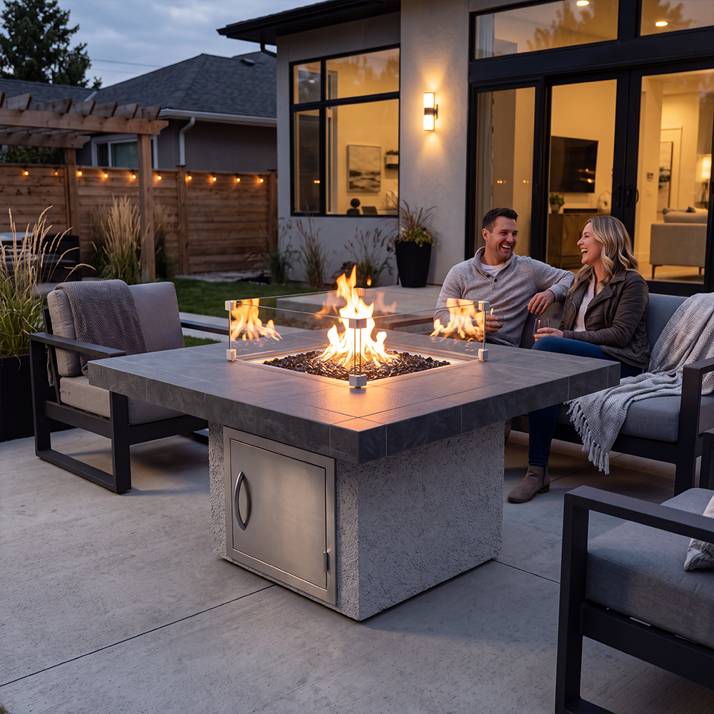 Sedona – Modern Outdoor Gas Fire Pit